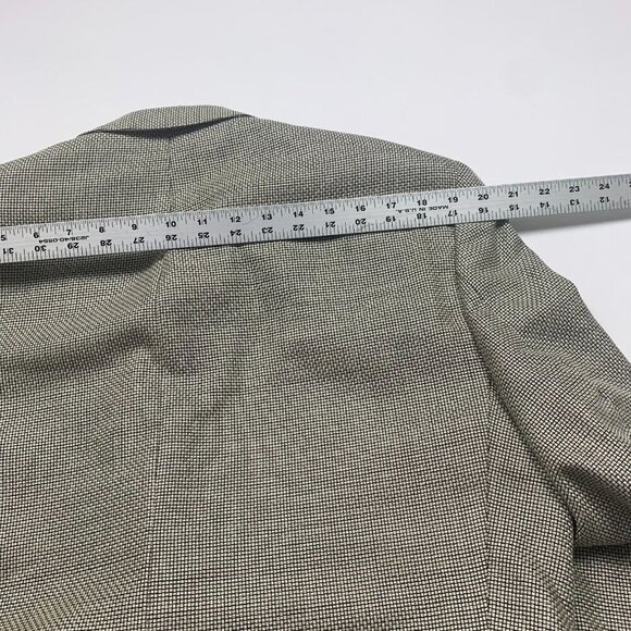 Jacobsons Mens Gray 40 R Sport Coat Notch Lapel Long Sleeve Pockets - Picture 9 of 9